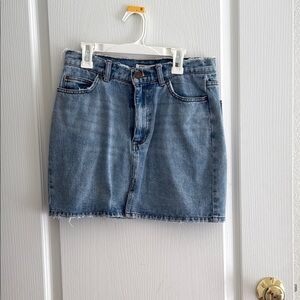 Classic Blue Denim Skirt